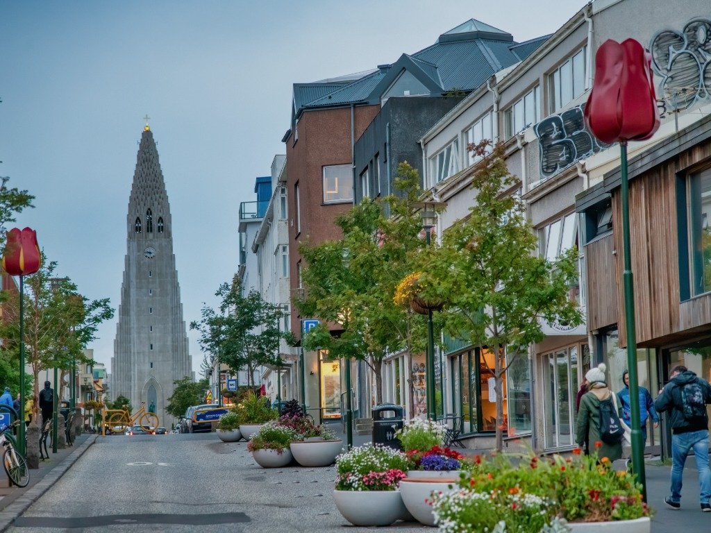 street in Iceland